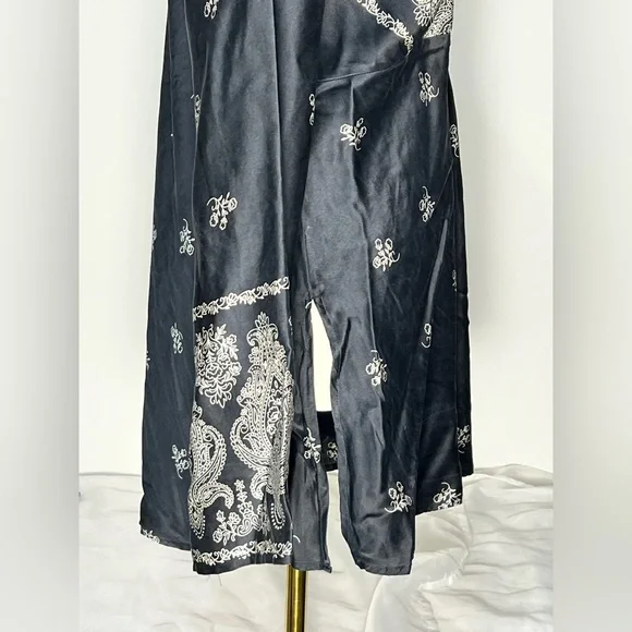 New York City Design Co Y2K Silk Fairy Top M Floral Paisley Whimsigoth Fairy - Picture 9 of 11